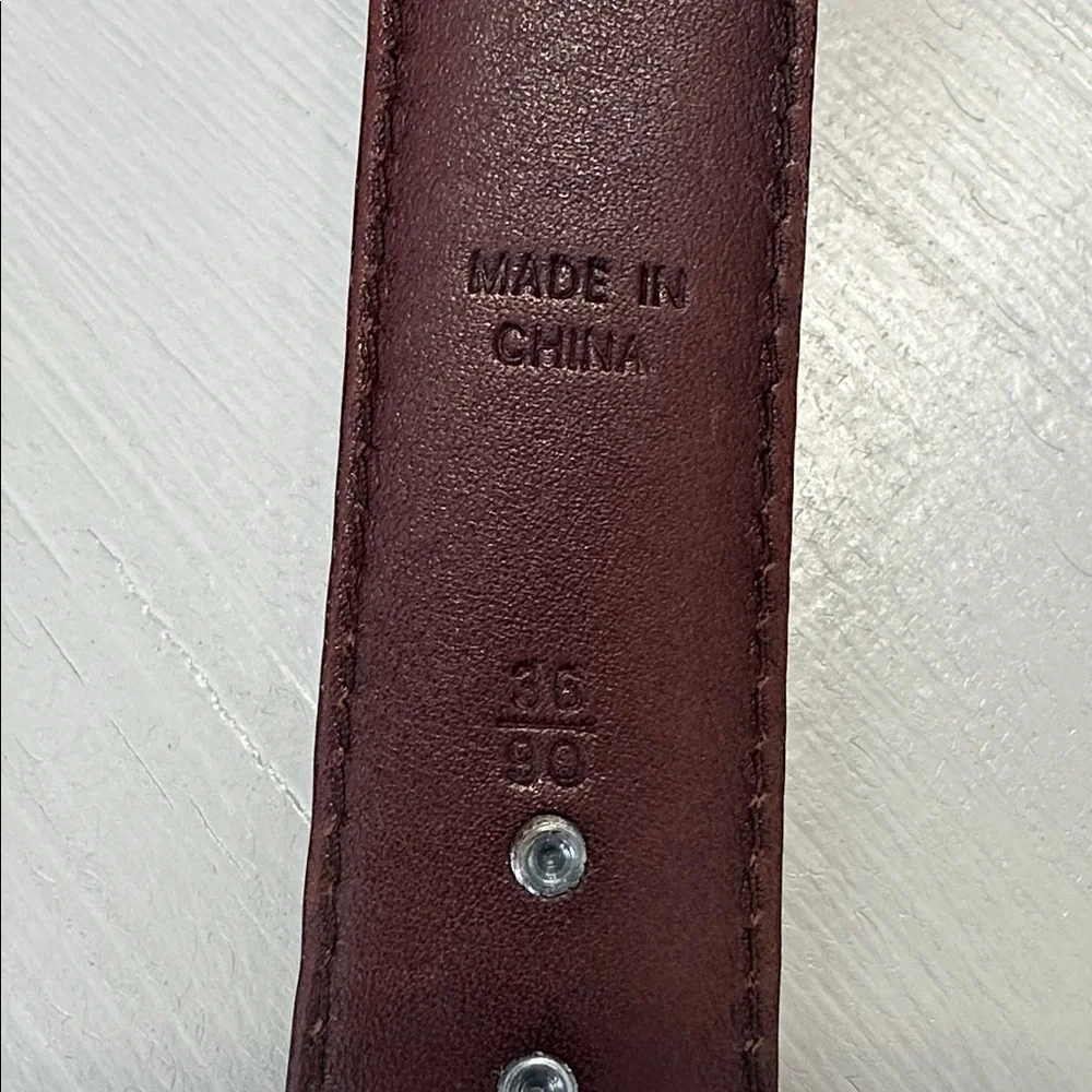 Polo Ralph Lauren Brown Genuine Leather Belt